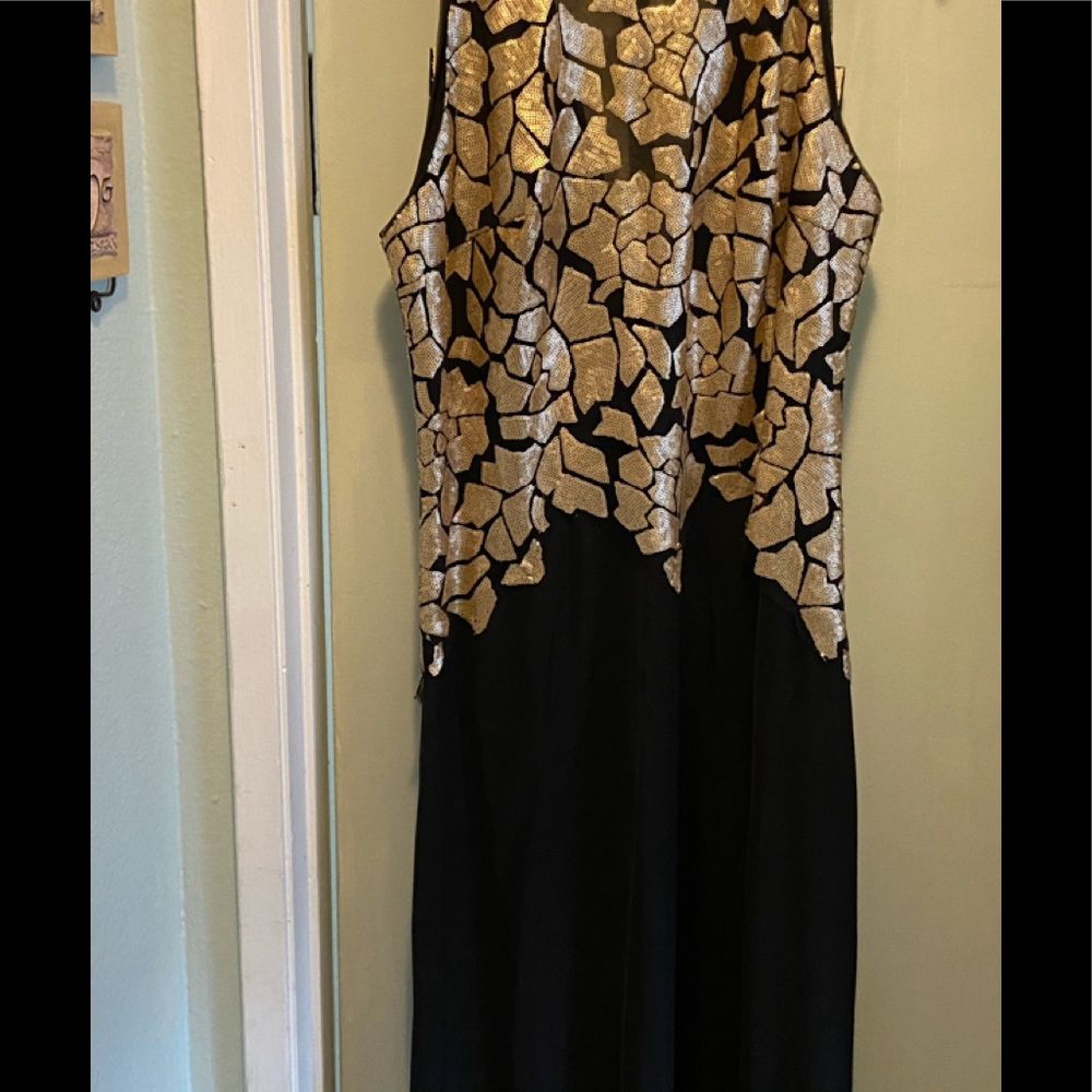 Beautiful long evening gown and shoes